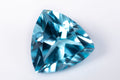 Natural sky blue topaz 2.97ct 9mm trillion cut loose gemstone for jewelry