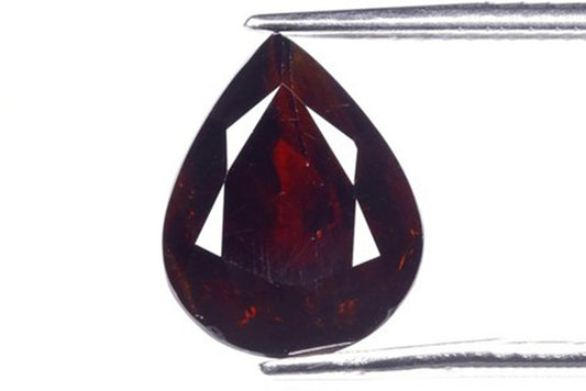 Natural spessartite garnet orange 4.63ct pear cut loose gemstone for jewelry