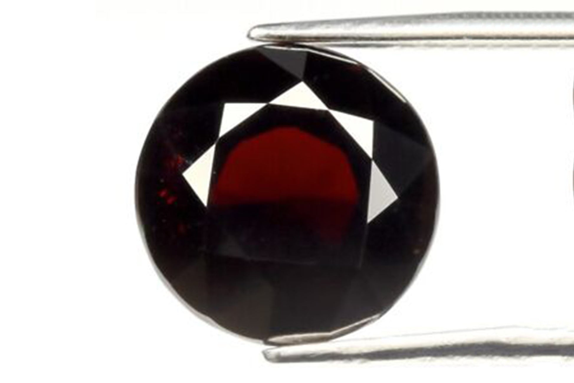Natural orange spessartite garnet 6.27ct 10.2mm round cut loose gemstone