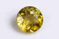 Natural sphene titanite 0.95ct 5.8mm round cut VS loose gemstone
