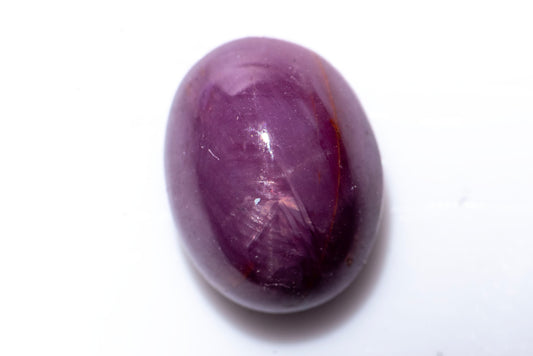 Natural star ruby 3.75ct 6-ray star oval cabochon loose gemstone for jewelry