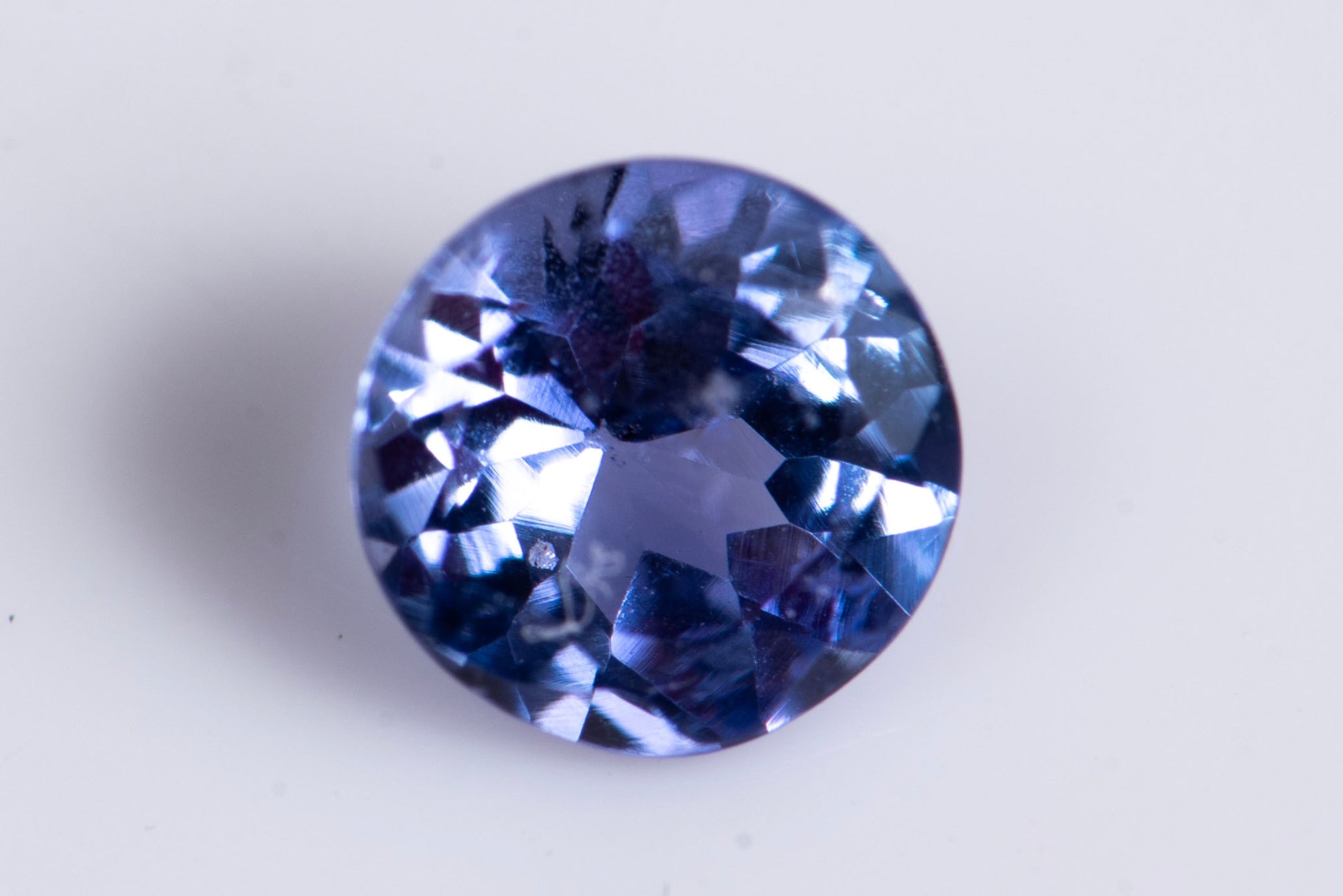Natural tanzanite 0.21ct 3.9mm round cut loose gemstone for jewelry