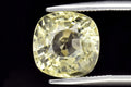 Natural yellow scapolite 2.51ct 8.3mm cushion cut loose gemstone