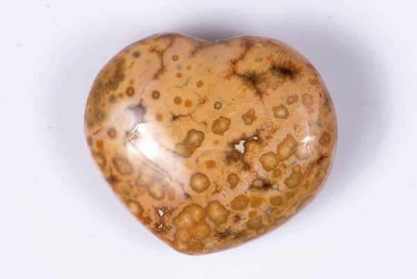 Natural Ocean Jasper Heart 39.7ct 22.5mm