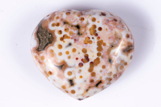 Ocean jasper heart 43.6ct 22.4mm