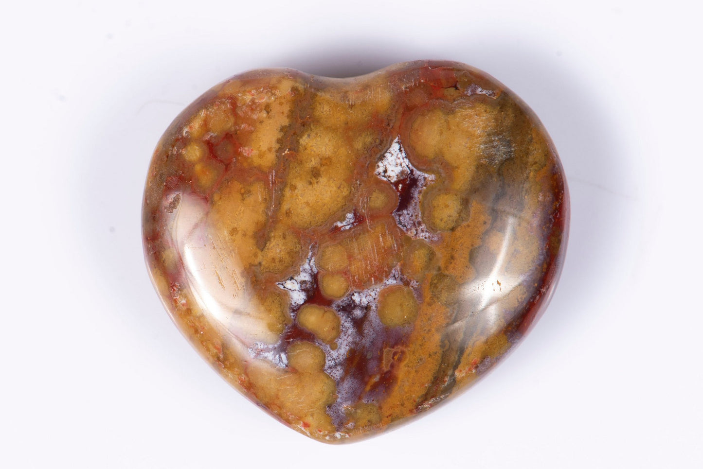 Ocean jasper heart 45.9ct 24.2mm