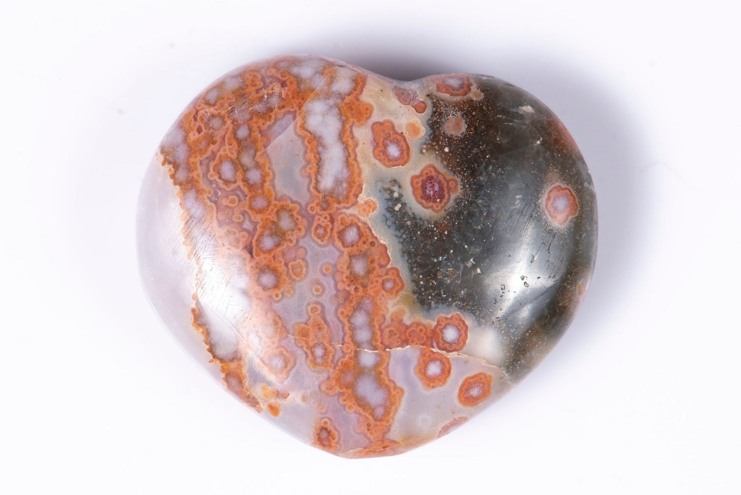 Ocean jasper heart 46.1ct 23.6mm