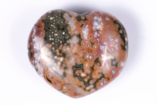 Ocean jasper heart 47.9ct 23.4mm