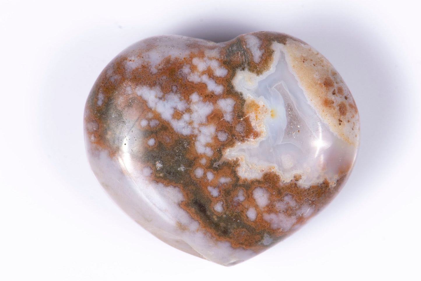 Ocean jasper heart 59.6ct 24mm
