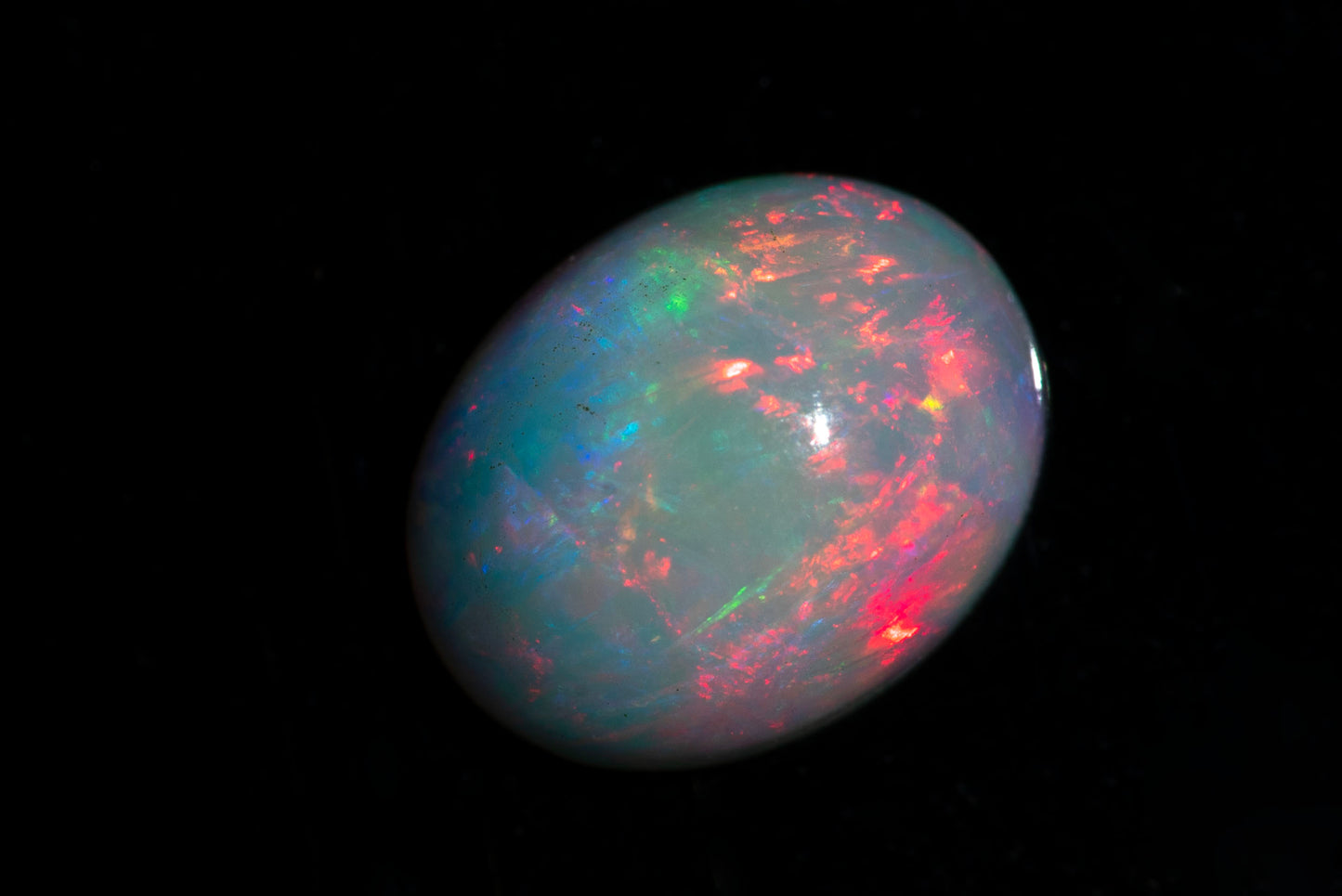 Ethiopian opal 1.49ct 9x7mm oval cabochon