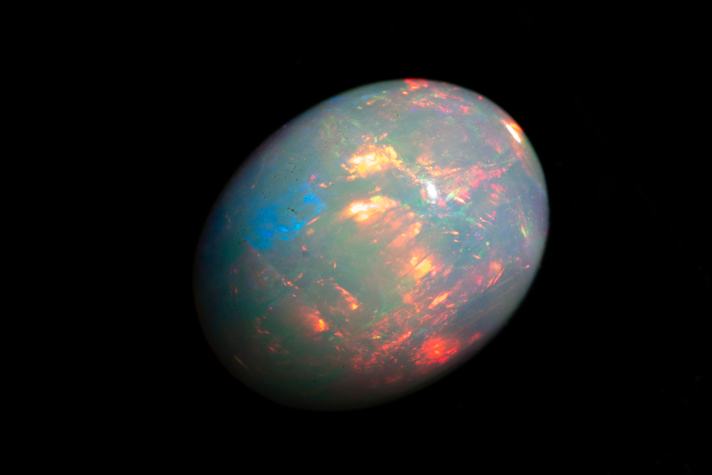 Ethiopian opal 1.49ct 9x7mm oval cabochon