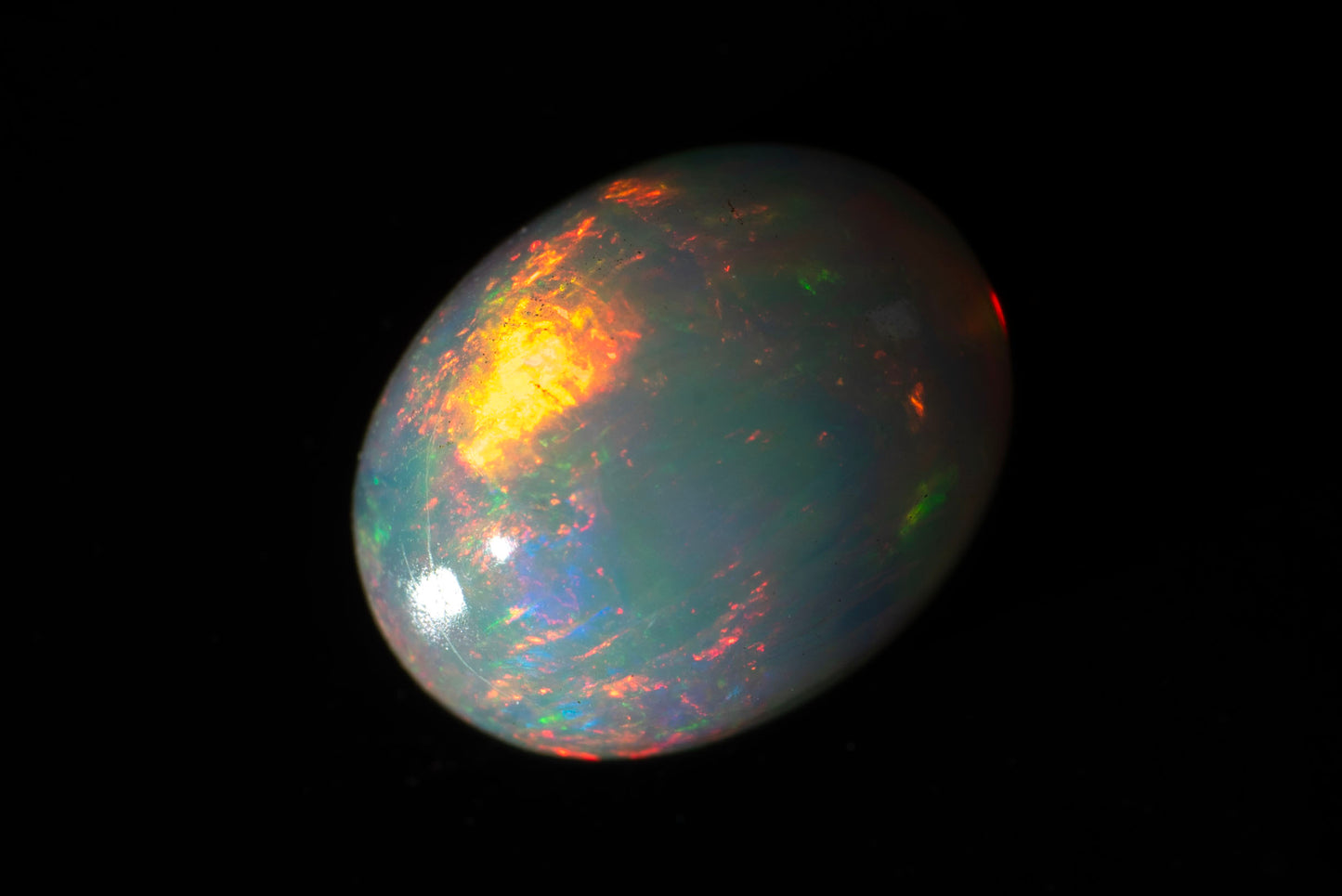 Ethiopian opal 1.49ct 9x7mm oval cabochon