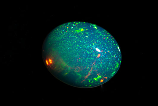 Ethiopian opal 1.08ct 9x7mm oval cabochon