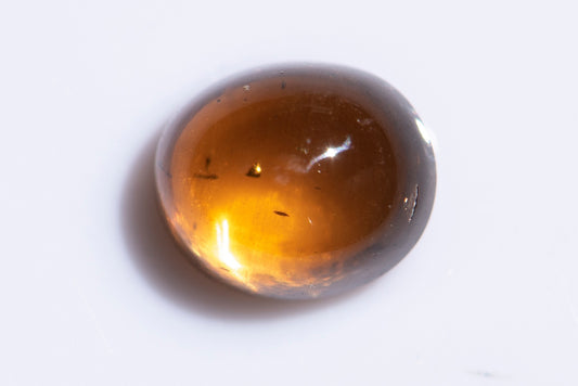 Orange chrysoberyl cabochon 1.60ct oval cut