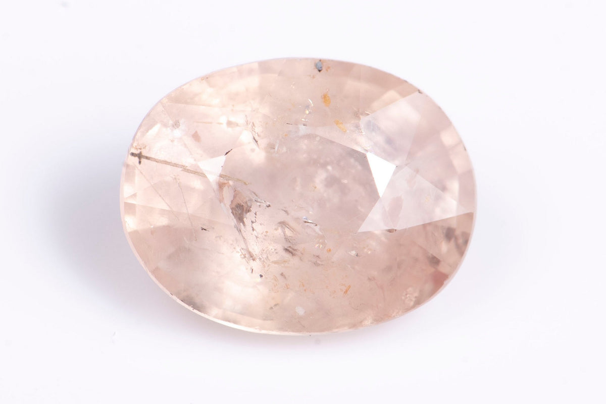 Natural Orange Sapphire 1.46ct Heated Oval Cut
