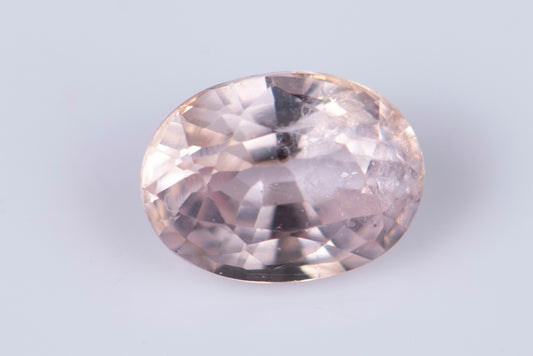 Orange sapphrie 0.41ct heated only oval cut