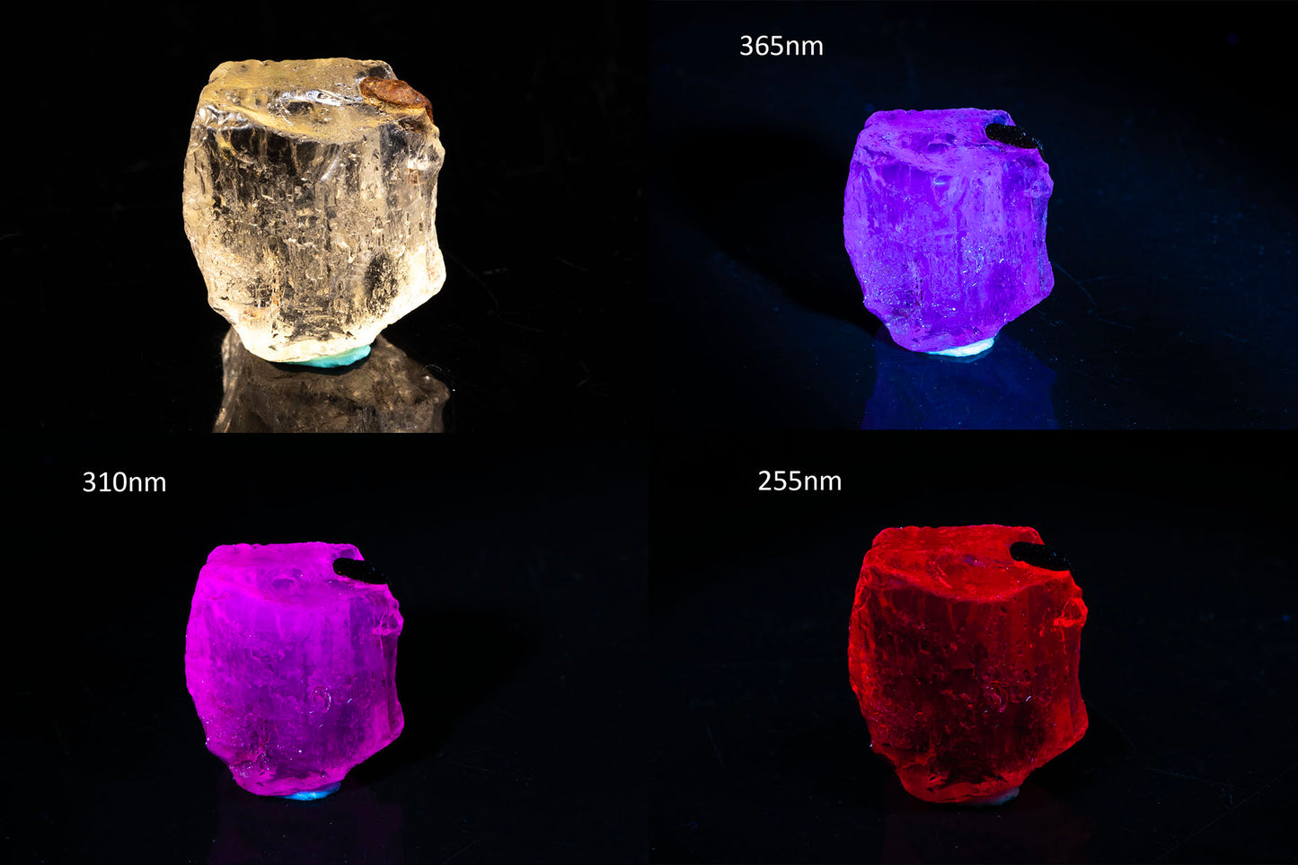 Fluorescent scapolite crystal 14.7ct