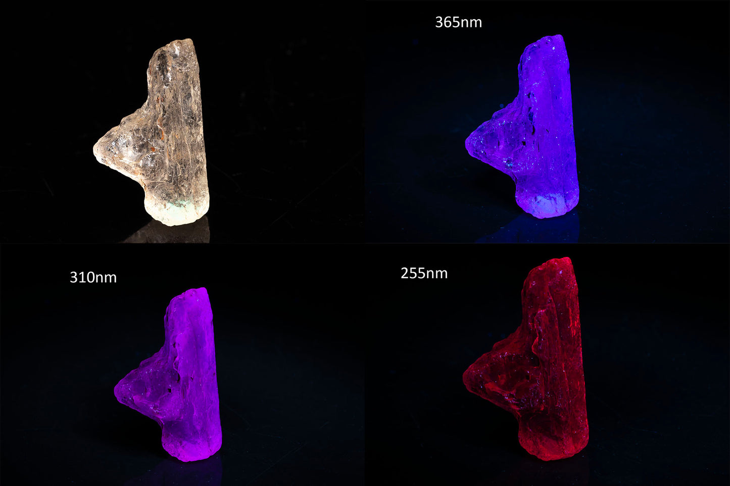 Fluorescent scapolite crystal 16.5ct