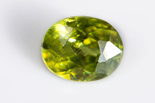 Sphene 1.06ct oval cut