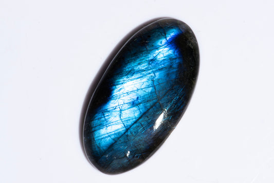 Labradorite 87.1ct oval cabochon