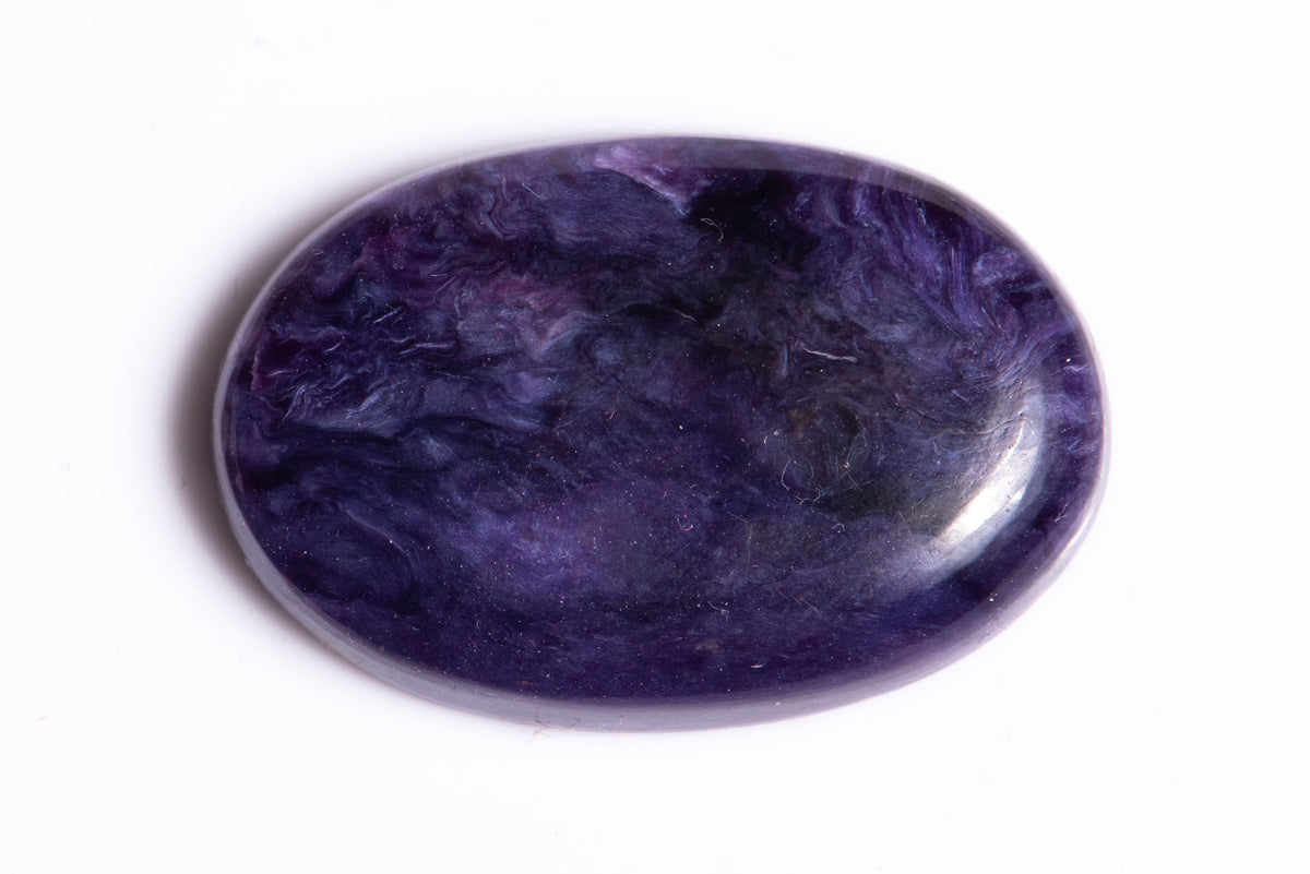Natural Charoite 30.1ct Oval Cabochon