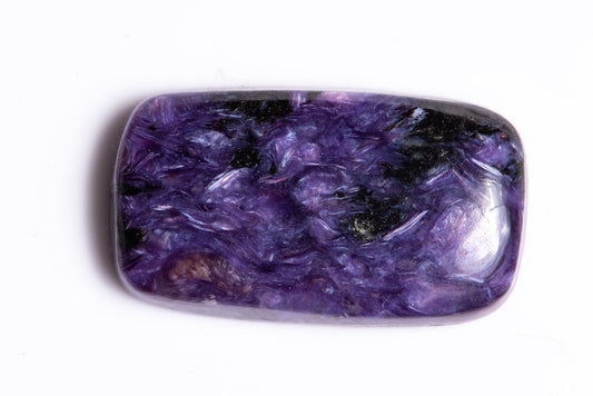 Charoite 29ct octagon cabochon