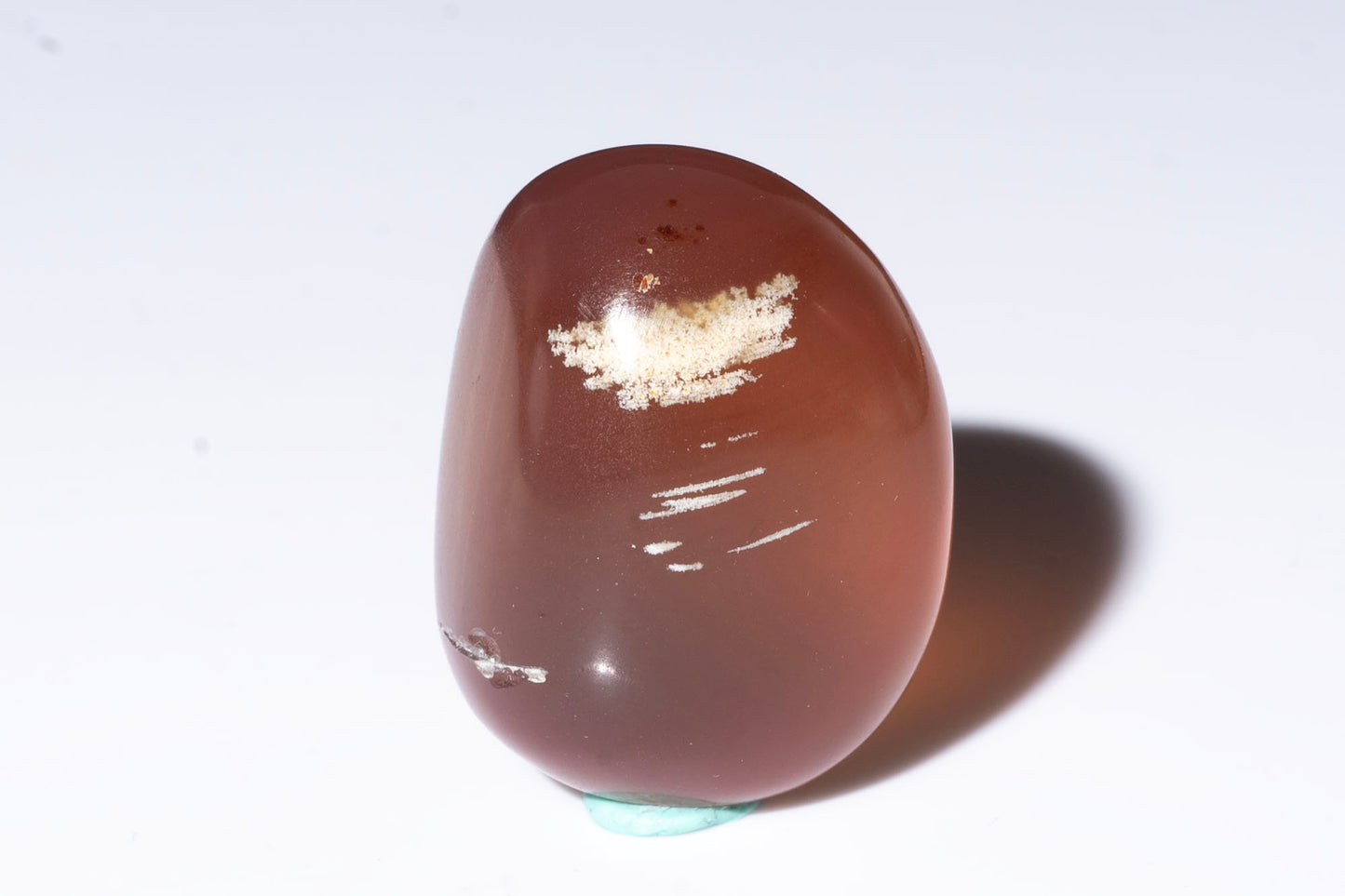 Син кехлибар от Индонезия 36.6ct полиран