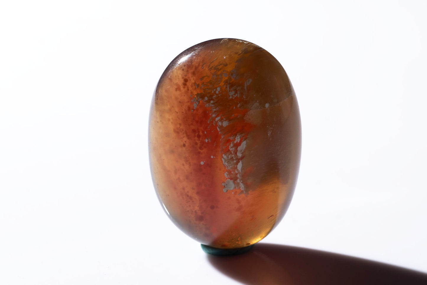Blue Amber from Indonesia 29.5ct polished