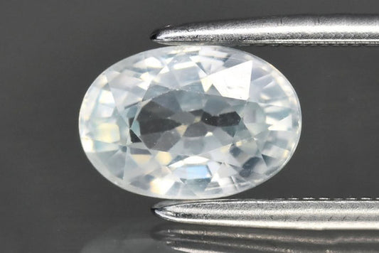 Natural White Zircon 1.75ct 7.8x5.5mm VS Oval cut