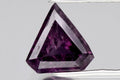 Natural purple spinel 2.30ct fancy triangle cut loose gemstone for jewelry