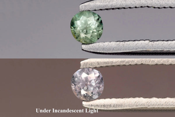 Natural Green Alexandrite 0.16ct 2.7mm Round Cut
