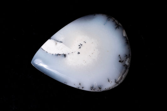 Dendritic Agate 125.9ct 55mm Teardrop Cabochon