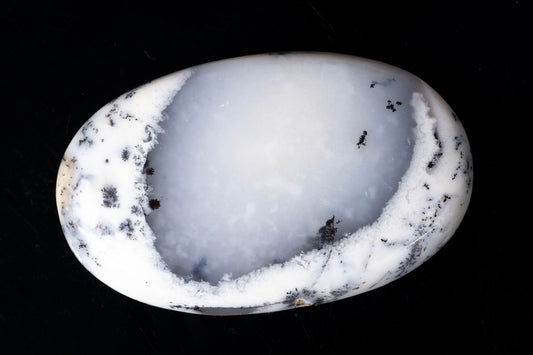 Dendritic Agate 128.5ct 56mm Oval cabochon