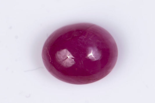 Pink ruby 2.25ct oval cabochon