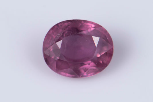 Pink sapphire 0.35ct heated only oval cut
