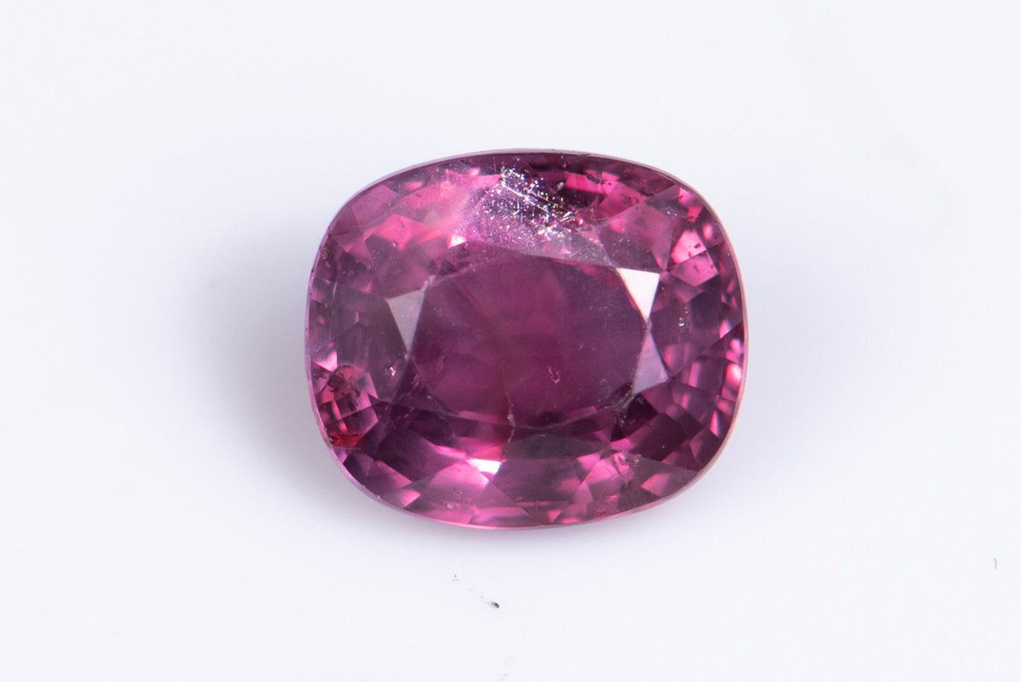 Pink sapphire 0.93ct heated GRA certificate cushion cut