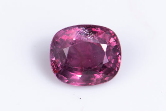 Pink sapphire 0.93ct heated GRA certificate cushion cut