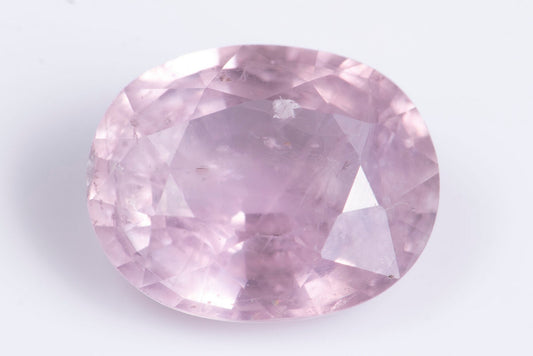 Pink sapphire 2.06ct heated oval cut