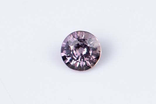 Pink untreated sapphire 0.33ct 3.6mm round cut