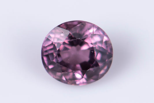 Purple sapphire 0.31ct heated only round cut