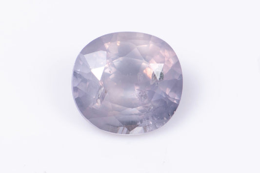 Purple sapphire 0.69ct untreated oval cut
