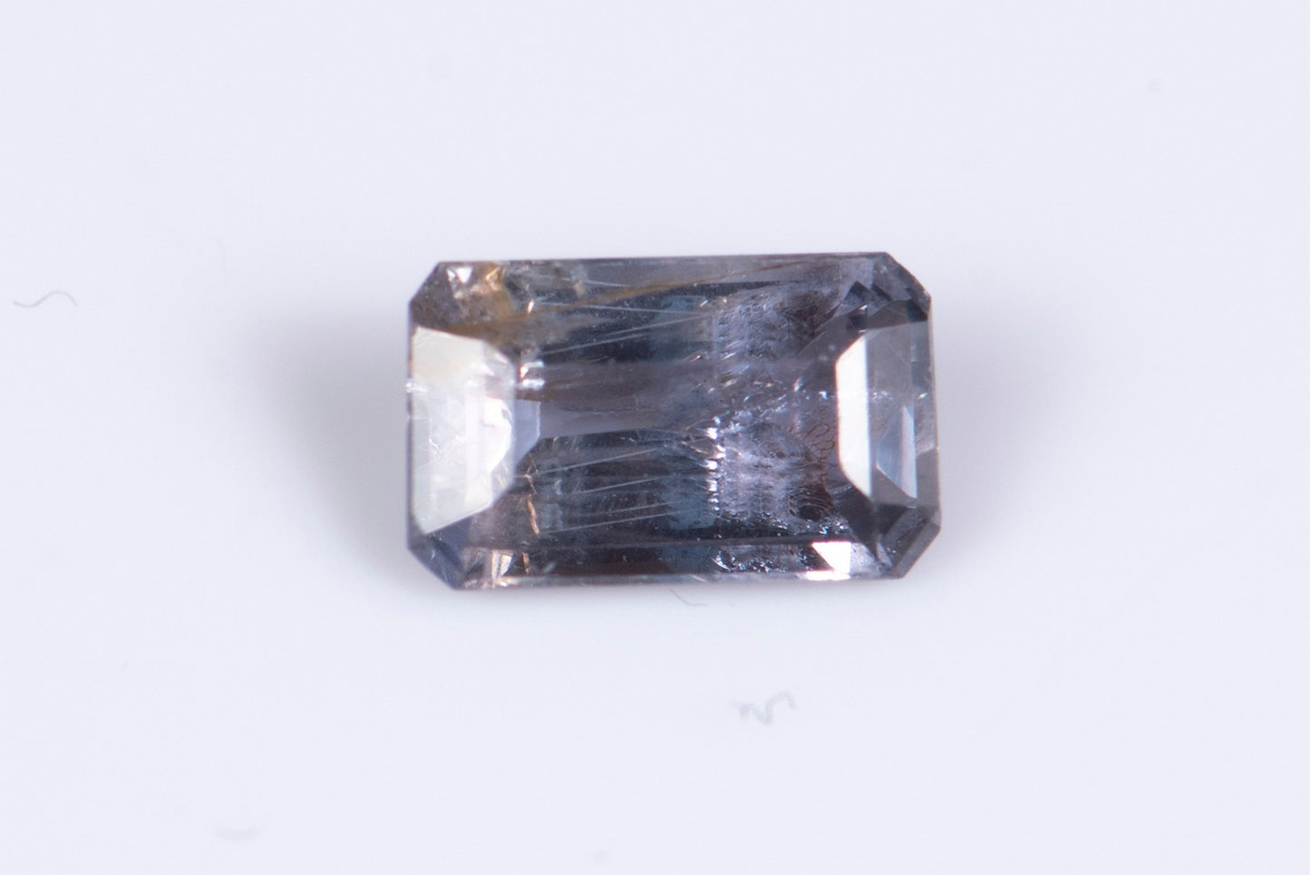 Purple sapphire 0.89ct untreated octagon cut