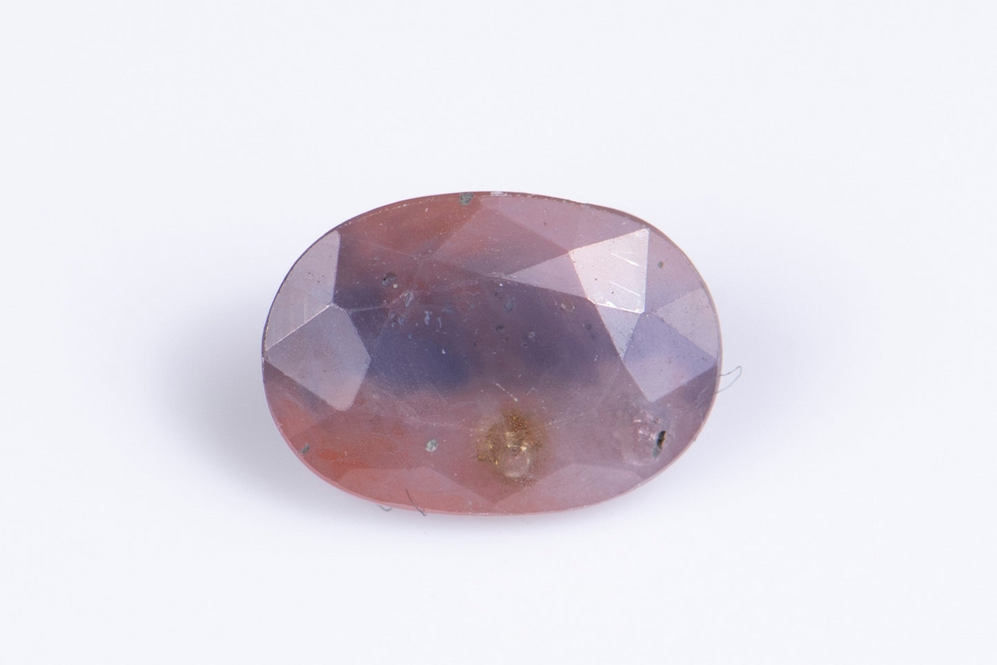Purple sapphire 1.27ct oval cut