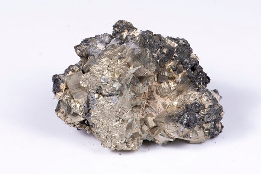 Pyrite with quartz cluster from Bulgaria 435g