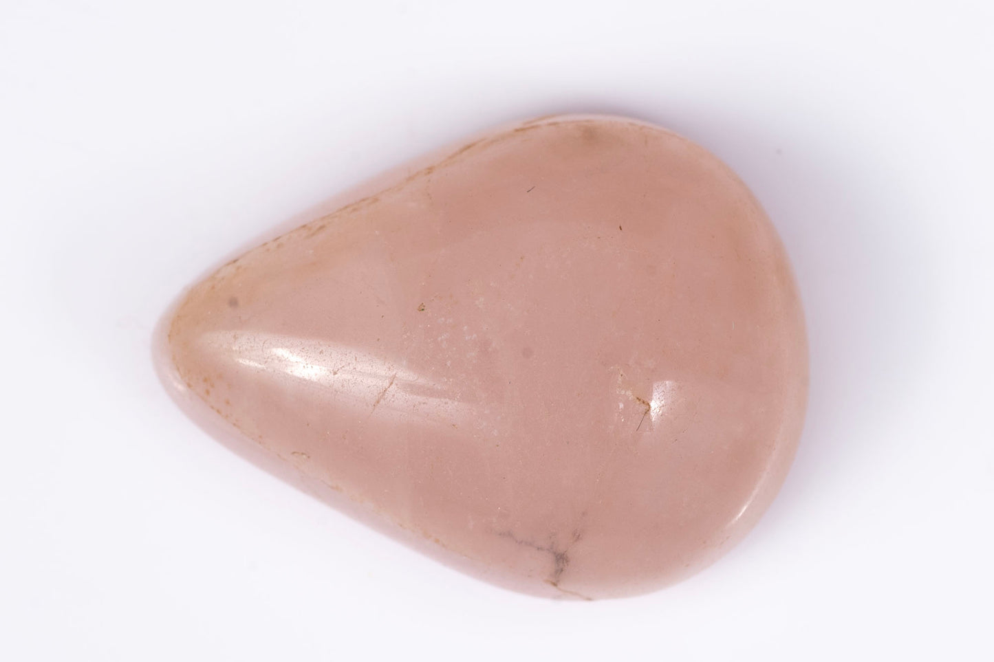 Rose quartz 19.5ct teardrop cabochon