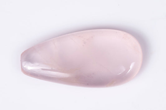 Rose quartz 11.5ct teardrop cabochon