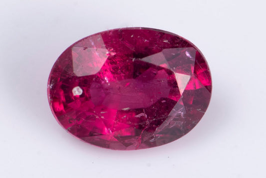 Rubellite pink tourmaline 0.49ct oval cut