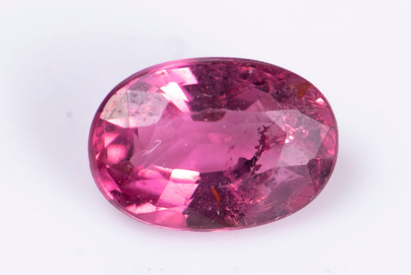 Естествен рубелит (розов турмалин) 0.53ct овална шлифовка №2