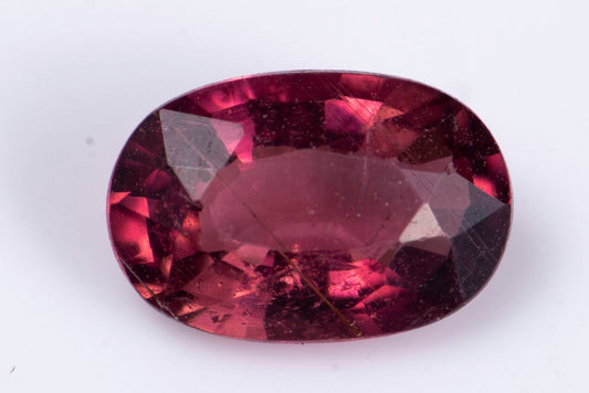 Rubellite pink tourmaline 0.62ct oval cut