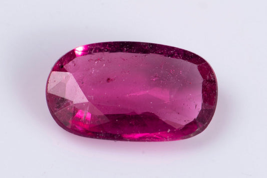 Rubellite pink tourmaline 0.65ct oval cut